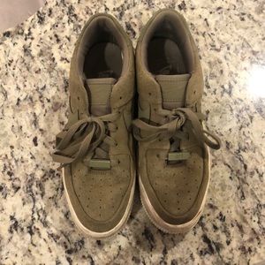 Army Green Platform AF1’s